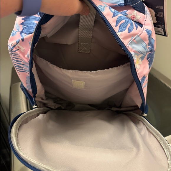 Pottery Barn Teen Pink and Blue Floral Backpack Set NWT - Picture 6 of 10